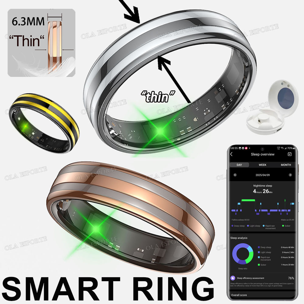 Daith Heart Ring - Gesture Sensing Smart Ring Outdoor Waterproof