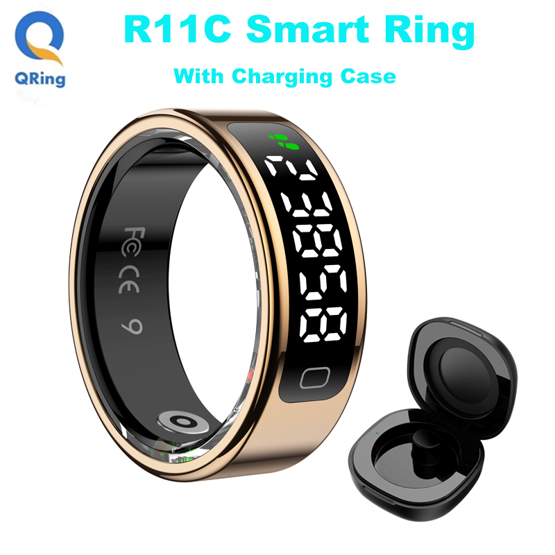 Daith Heart Ring - AMZMAX R11C Display Screen Smart Ring