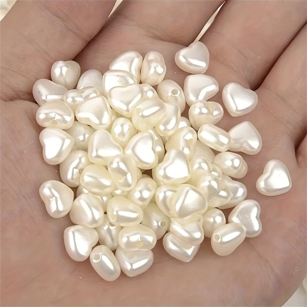 8mm 50pcs white acrylic heart- - Daith Heart Ring review and price