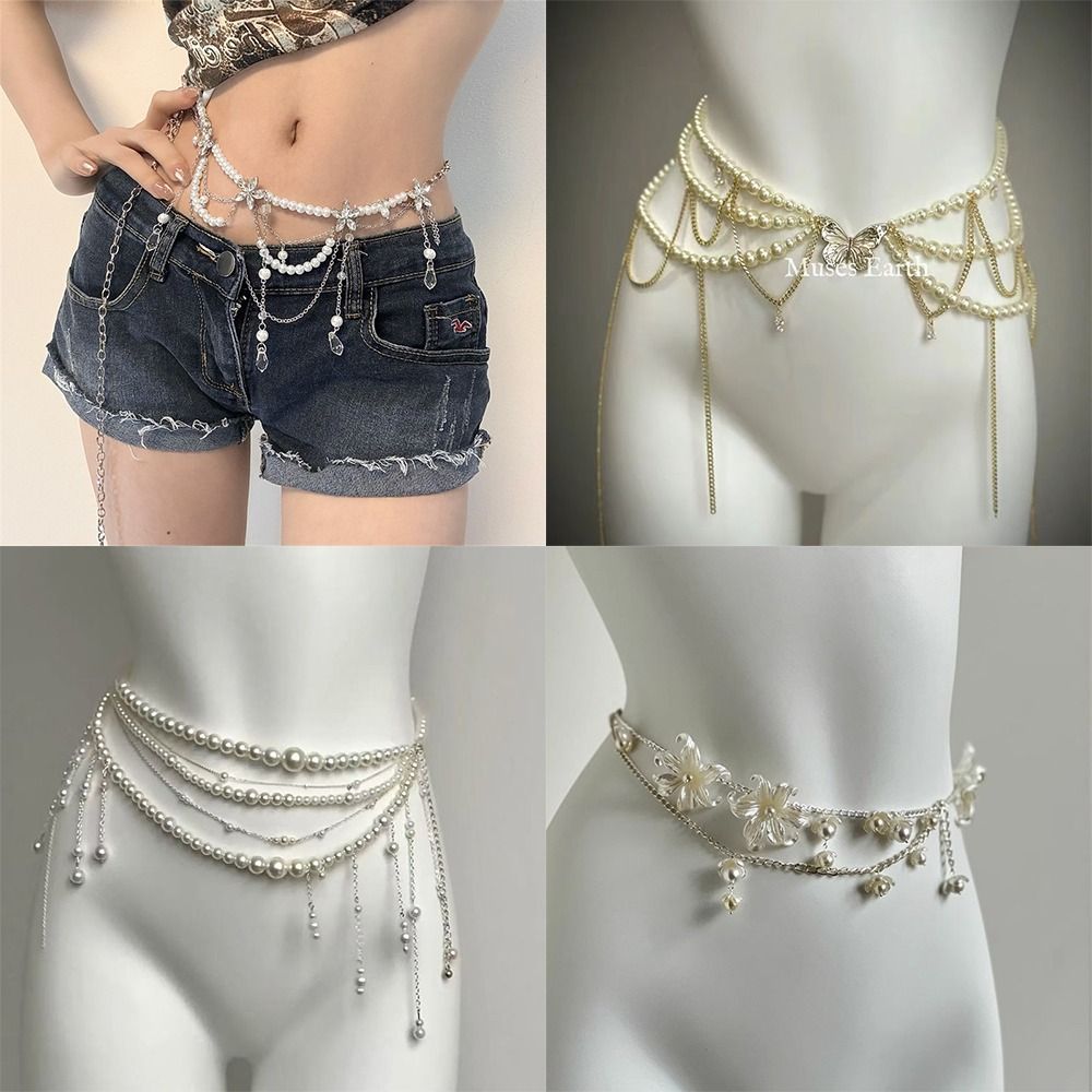 Fashion Elegant Pearl Waist Ch - Body Jewelry By The Chain Gang review and price