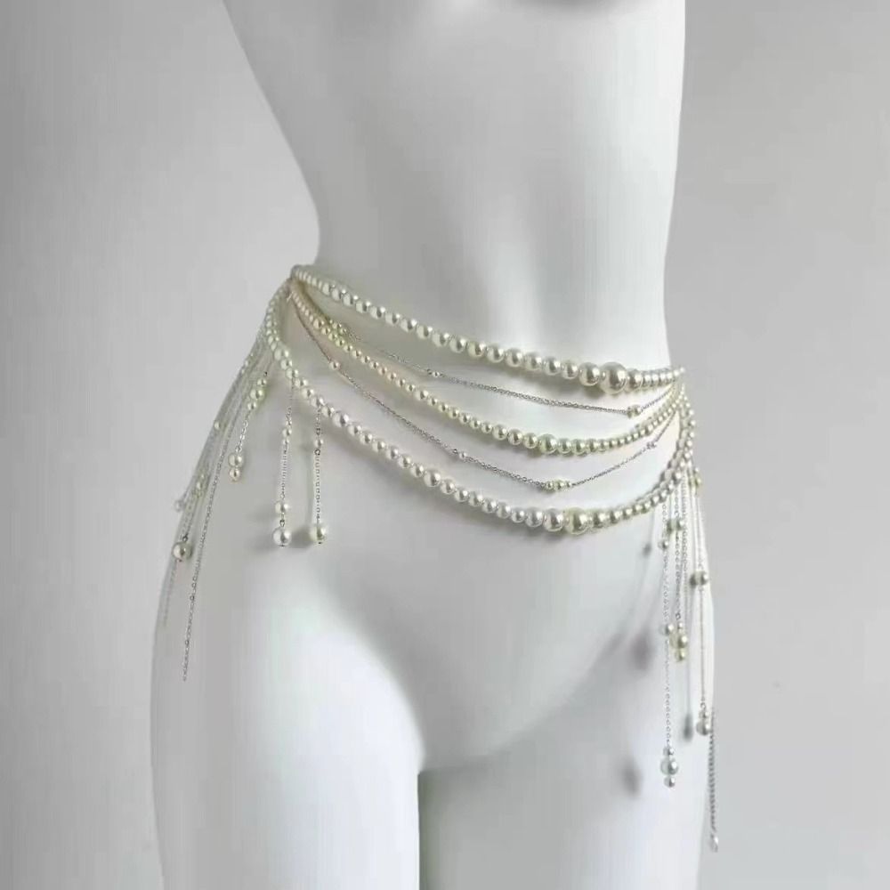 Fashion Elegant Pearl Waist Ch - Body Jewelry By The Chain Gang review and price