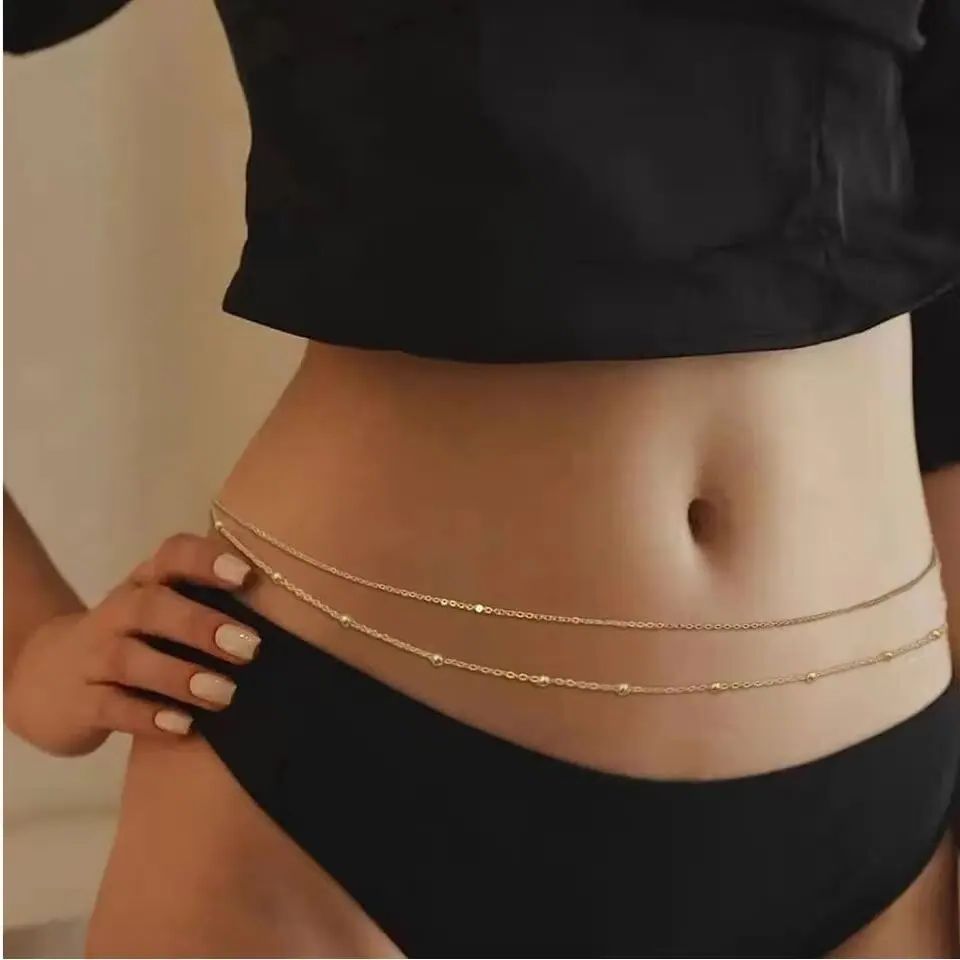 HipHop Double Layers Belly Cha - Body Jewelry By The Chain Gang review and price